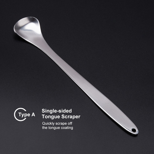 3pcs/set Tongue Scraper Stainless Steel Oral Tongue Cleaner