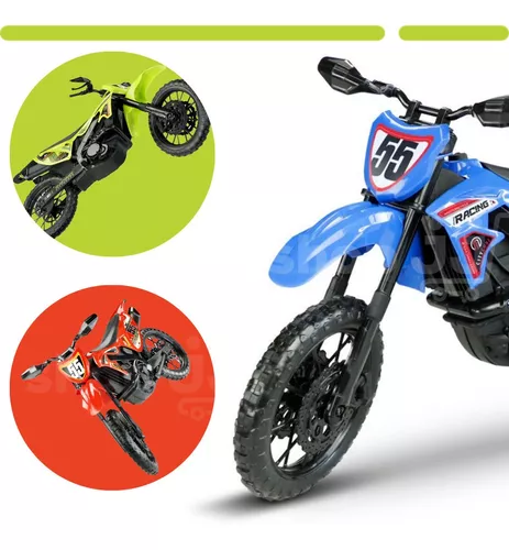 Moto De Brinquedo Infantil Motocross Trilha Motinha De Plastico Grande