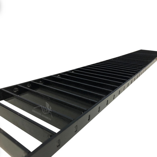 Rejilla Desagüe Guardaganado 15 Cm Con Marco Antioxido Negra