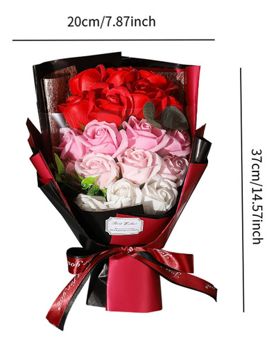 Soop Rose Rose Artificial Flor Flor Arranjos De Vermelho