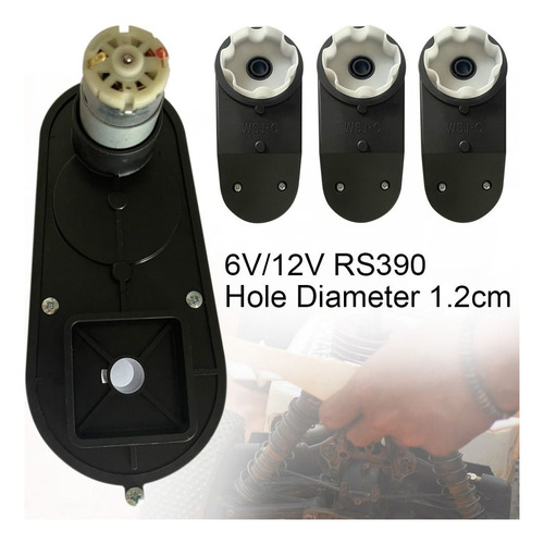 Motor De Reemplazo De Caja De Cambios Eléctrica 6v/12v Rs390