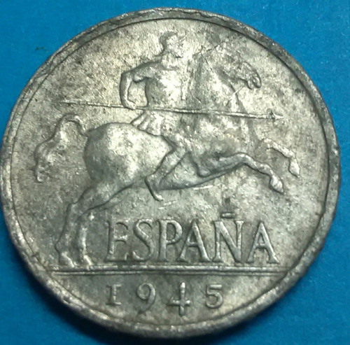 España Moneda 5 Cents 1945