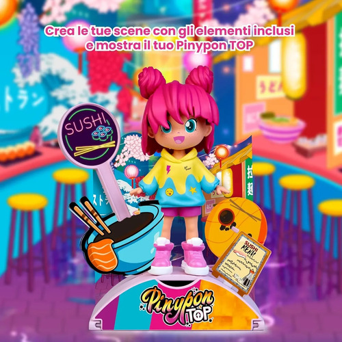 Muñeca Pinypon Top Foodie Sushi Foodie Girl
