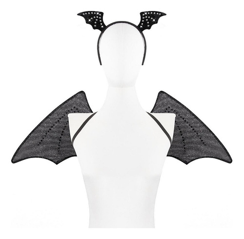Conjunto De Disfraz De Halloween Con Diadema For Fiesta,