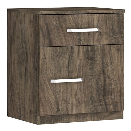 Mesa De Luz 1 Cajon + Puerta - Alto 54 Cm - Ref. 808