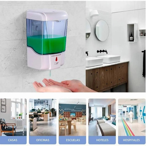 Imagen 2 de 6 de Dispensador Automático Despachador Gel Jabón Antibacteriano
