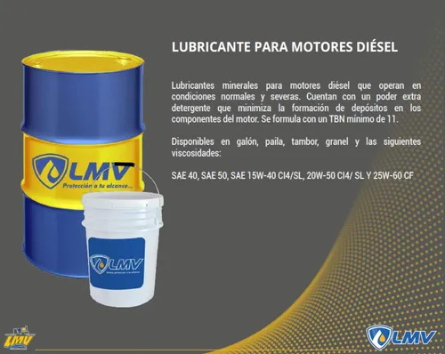 Aceite Lmv 15w40 Diesel