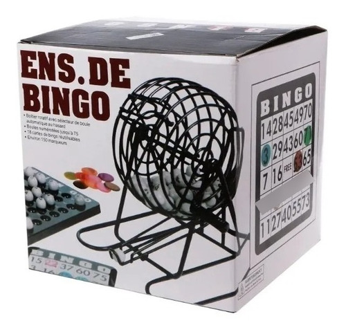 Imagen 3 de 7 de Set Completo Bingo Lotto Juego De Mesa Regala Momentos