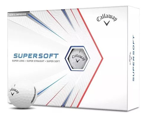 Readygolf Pelotas Golf Callaway Supersoft Caja X 12 - Blanco