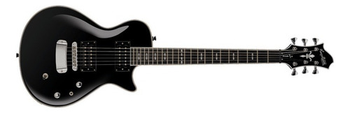 Guitarra Eléctrica Hagstrom Ultra Swede Esn Les Paul Color Negro