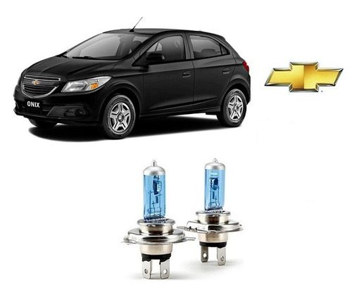 Kit 9 Lampadas Brancas Farol + Leds Smd Gm Onix 2012 A 2015