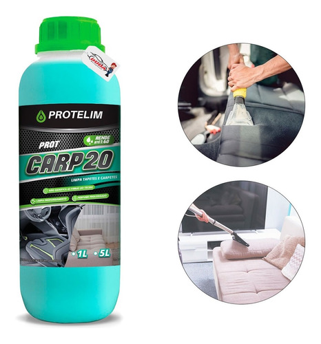 Limpa Bancos Teto Estofado Automotivo Prot Carp 20 - 1 L