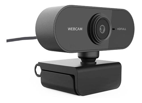 Webcam W6 Usb Full Hd 1080p Com Microfone Integrado Cor Preto