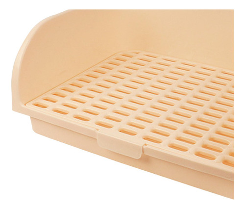 Gran Conejo Bandeja De Arena Para Inodoro Orinal Beige Beige