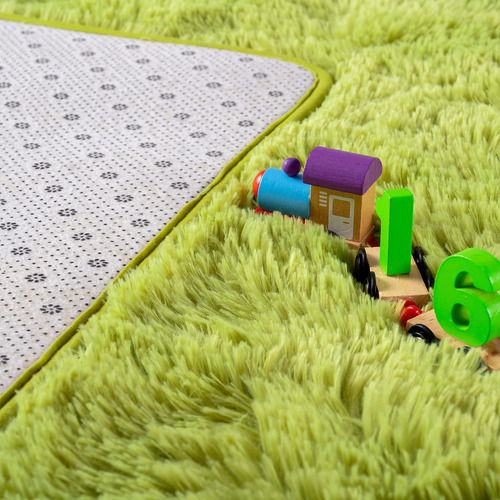 Alfombra Noahas Fluffy Plush Fuzzy Para Habitación Infantil