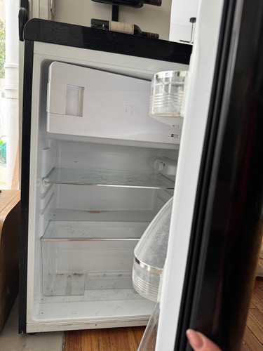 Heladera C Freezer Bajo Mesada Vintage Retro Peabody Plateado (Usado)