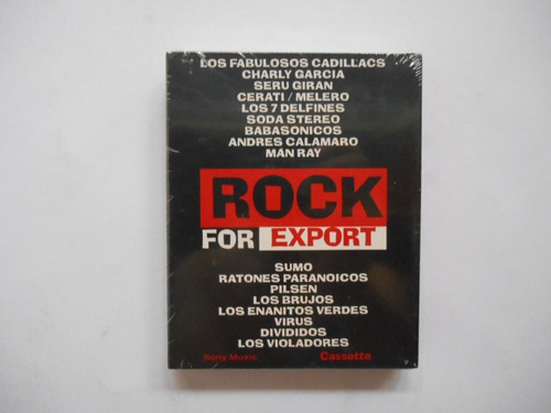 Rock For Export Varios Casete Nuevo Sellado Colombia 1995