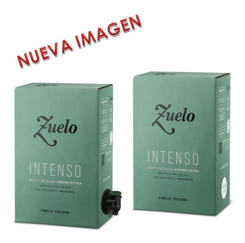 Aceite Oliva Extra Virgen Zuelo Intenso 2lts Zuccardi X 2!