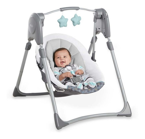 Columpio Mecedor Compacto 2 En 1 Bebe Graco Envio Gratis