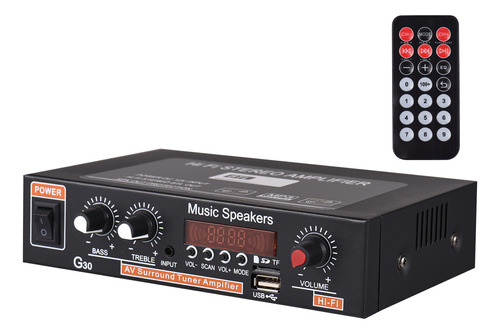 Amplificador De Potencia, Amplificador Portátil G30, Audio D