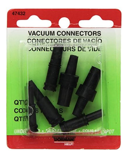 47432 Soft Vacuum Tubing Connector, Black