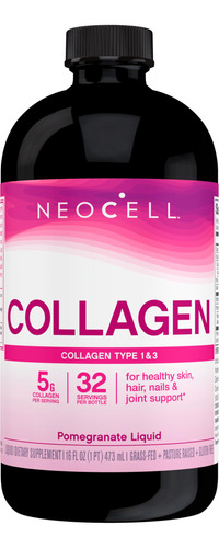 Neocell Suplemento Liquido De Colageno, Piel, Cabello, Unas