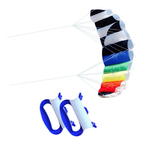 Imagen 1 de 8 de Cometas De Doble Hilos Parapente De Cometas Kitesurf De