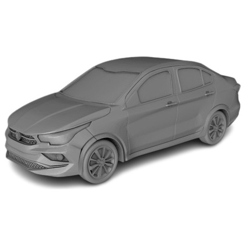 Maqueta Auto Fiat Cronos Macizo Imp3d Color Personaliz