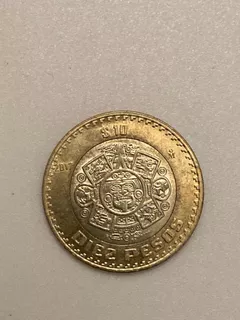 Moneda 10 Pesos Monocromática