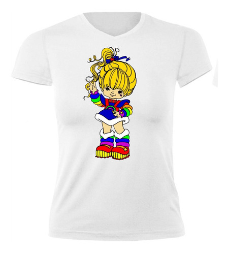 Polera Mujer Algodón 100% Rainbow Brite Personajes Mep