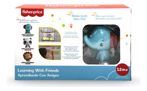 Juguete De Baño Aprendiendo Con Amigos Fisher-price Elefante