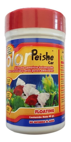 Alimento Shulet Peishe Car Color Flote 40grs  Carassius 