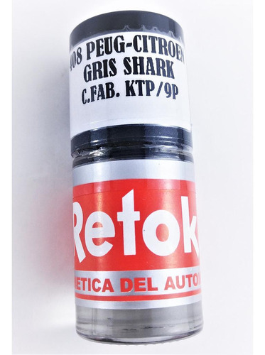 Pintura Retoke Peugeot Citroen Gris Shark Ktp-9p