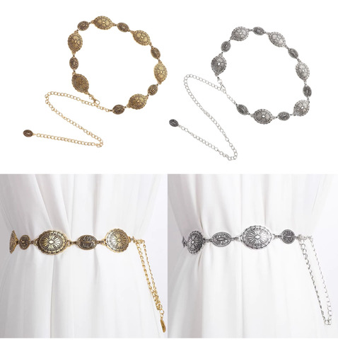 Cinturón De Cadena Para Mujer Cinturón De Cintura Con Cadena
