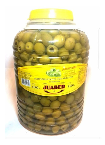 Aceitunas Verdes Descarozadas Nº1 X 4 Kg