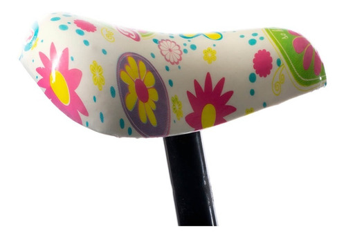 Imagen 2 de 8 de Asiento Para Bicicleta Infantil Rodada 12 Street Flower