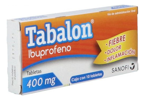 Tabalon 400 Mg Caja Con 10 Tabletas