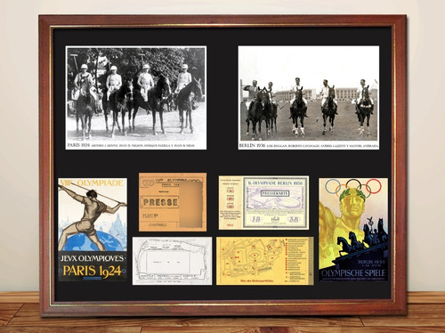Polo Argentino Oro Olimpico Paris 1924 Berlin 1936 En Cuadro