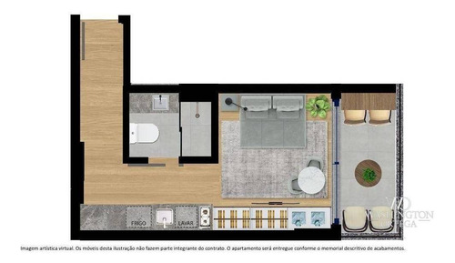 Imagem 6 de 30 de Studio À Venda, 27 M² Por R$ 267.500,00o - Curitiba/pr - St0009