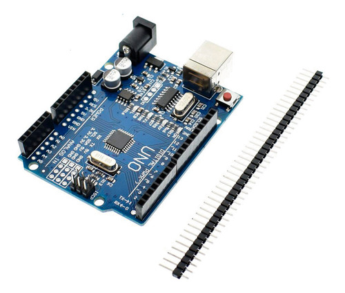 Placa Uno R3 Atmega328 Smd Compatível Com Arduino - Sem Cabo