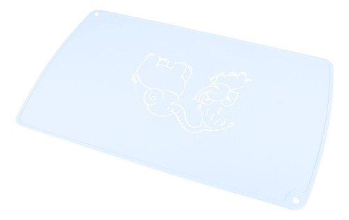 Mantel De Mesa De Silicona Con Forma De Plato Para Niños, Co
