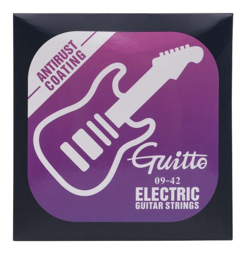 Imagen 1 de 5 de Cuerdas Guitarra Eléctrica Guitto By Joyo 09-42 - En Chile