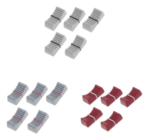 Tapa Del Fader Del Mezclador Rojo
