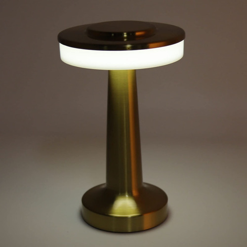 Lámpara De Mesa Led Portátil Táctil 3 Niveles Temperatura Co