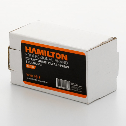 Imagen 3 de 8 de Extractor Poleas - Rulemanes 3 Patas 3 Pulgad Hamilton Aut12