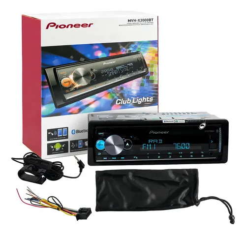 Som Automotivo Pioneer Mvh-x3000bt Bluetooth Usb