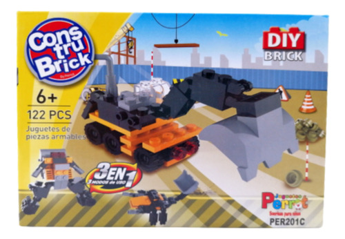 Construbrick 3 En 1 Juguetes Perrot