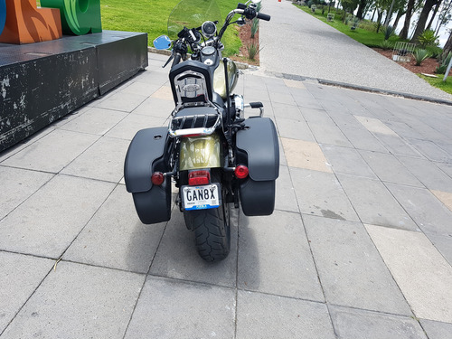 Street Bob 2016 Verde Con Accesorios