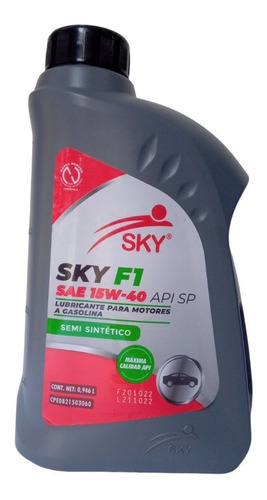 Aceite Semi-sintetico 15w40 Sky 