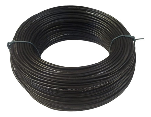 Cable Automotriz N10awg 105 °c 600v/negro P/m Cablesca